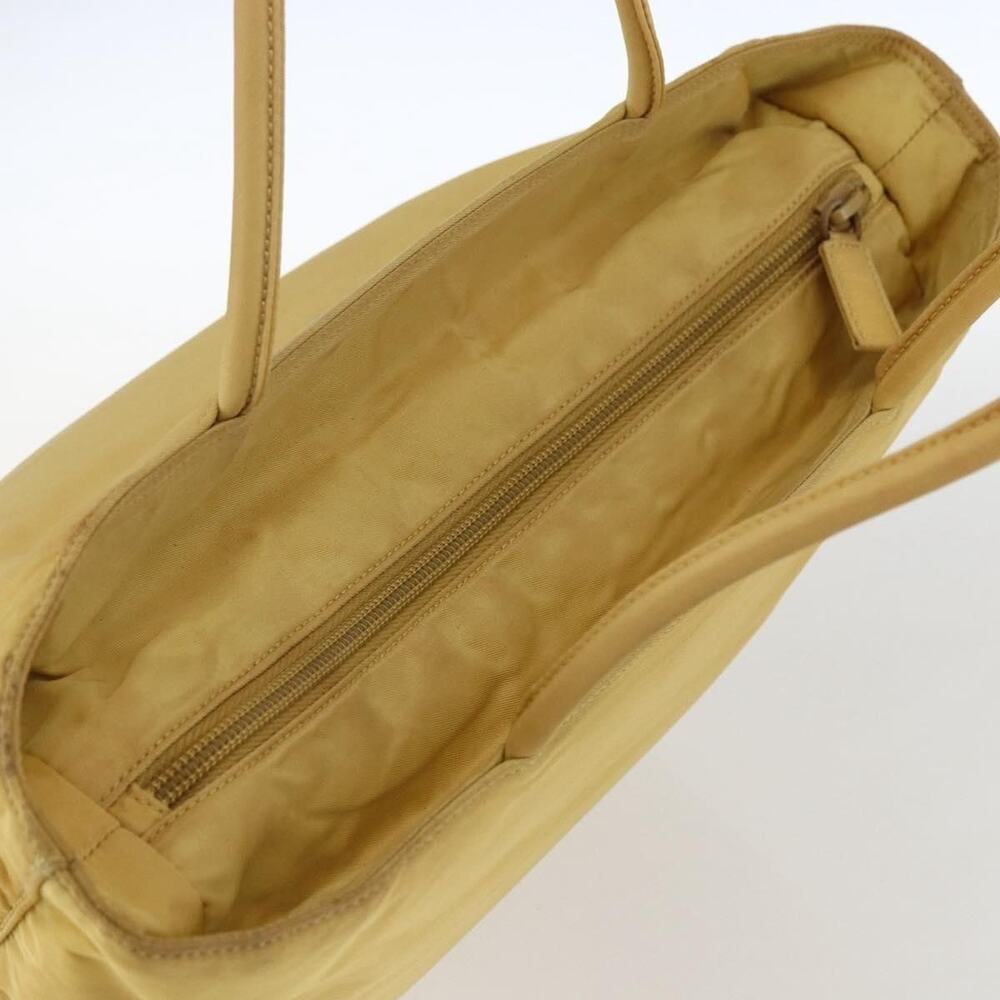 Prada Nylon Handbag Yellow - Picture 6 of 14